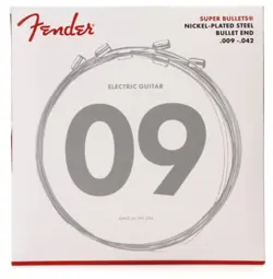 12 SETS FENDER 3250L LIGHT SUPER BULLETS ELECTRIC GUITAR STRINGS 9-42