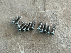 1963 1964 SET FENDER PICKGUARD SCREWS GUITAR BASS JAZZ PRECISION TELECASTER