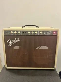 1961 FENDER BASSMAN BROWNFACE TUBE AMP HEAD MODEL 6G6 VINTAGE RARE WORKS!