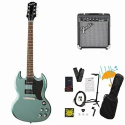EPIPHONE INSPIRED BY GIBSON SG SPECIAL P-90 FADED PELHAM BLUE P90 FENDER 10W AMP