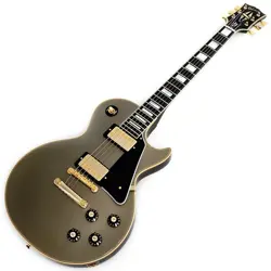 GIBSON CUSTOM SHOP 1968 LES PAUL CUSTOM REISSUE VINTAGE GLOSS SILVERMIST POLY