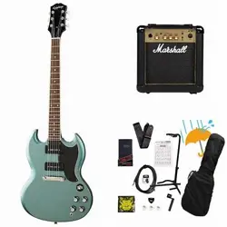 EPIPHONE INSPIRED BY GIBSON SG SPECIAL P-90 FADED PELHAM BLUE P90 MARSHALL MG10