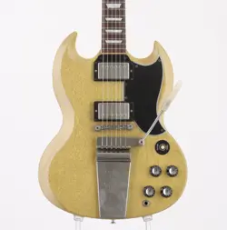 GIBSON CUSTOM SHOP HC LES PAUL SG STANDARD W MAESTRO TV YELLOW