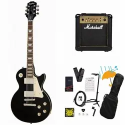 EPIPHONE INSPIRED BY GIBSON LES PAUL STANDARD 60S EBONY MARSHALL MG10 AMPLIFIER