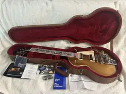 2017 GIBSON LES PAUL GOLD TOP BIGSBY