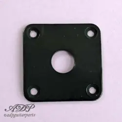 JACK PLATE BLACK SQUARE FOR GIBSON & EPIPHONE LESPAUL, SG