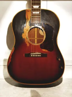 GIBSON J-160 VINTAGE GUITAR ACOUSTIC SINGLE BOARD NO.MG330
