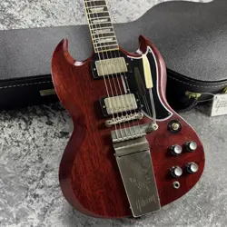 GIBSON CUSTOM SHOP MURPHY LAB 1964 SG STANDARD W/MAESTRO CHERRY RED ULTRA #GG982