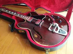 ACOUSTIC ELECTRIC GUITAR GIBSON ES-335 1978 80-90% FRETS REMAIN WITH HARD CASE