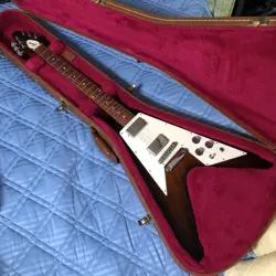 ELECTRIC GUITAR GIBSON FLYING V BROWN SUNBURST MADE IN 2015