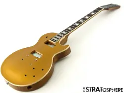 GIBSON USA LES PAUL STANDARD 50S BODY & NECK PART P-90, GOLD GOLD TOP!!