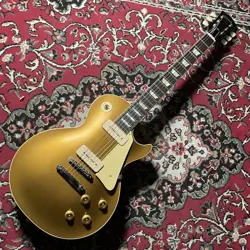 GIBSON CUSTOM SHOP 1956 LES PAUL GOLD TOP VOS DOUBLE GOLD ELECTRIC GUITAR