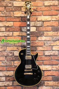 GIBSON CUSTOM SHOP 1995 1957 LES PAUL CUSTOM BLACK BEAUTY 1PIECE MAHOGANY