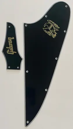 FOR GIBSON FIREBIRD BLANK & TRUSS ROD COVER GOLD 