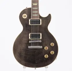 GIBSON LES PAUL CLASSIC PLUS TRANS EBONY BURST 2001 ELECTRIC GUITAR FROM JAPAN