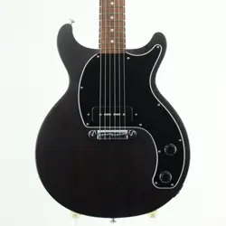 GIBSON LES PAUL JUNIOR TRIBUTE DC WORN EBONY USED ELECTRIC GUITAR  2019