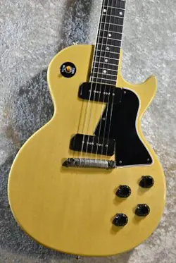 GIBSON CUSTOM SHOP 1957 LES PAUL SPECIAL SINGLE CUT VOS TV YELLOW #74650 JET BLA
