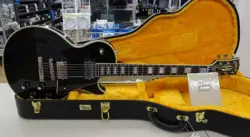 GIBSON CUSTOM SHOP MURPHY LAB 68 LES PAUL CUSTOM EBONY BLACK ULTRA LIGHT AGED 24
