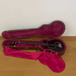 ELECTRIC BASS GUITAR GIBSON 2019 LES PAUL JUNIOR TRIBUTE DC BLACK WITH CASE