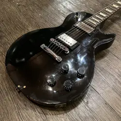 USED GIBSON LES PAUL STUDIO 1995 BLACK ELECTRIC GUITAR FREE SHIPPING