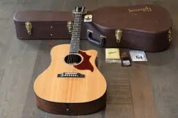 2019 GIBSON HUMMINGBIRD WALNUT M ANTIQUE NATURAL ACOUSTIC/ ELECTRIC GUITAR +OHSC