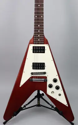 USED 2007 GIBSON FLYING V FADED WORN CHERRY