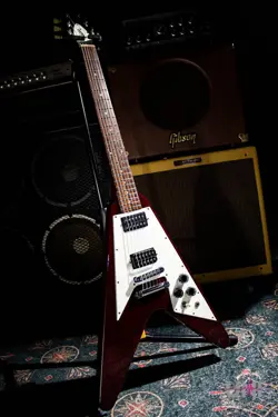 USED GIBSON FLYING V 67 REISSUE / 1991 ELECTRIC GUITAR TYPE FREE SHIPPING