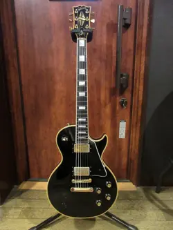 GIBSON 1975 LES PAUL CUSTOM BLACK