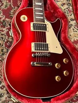 GIBSON CUSTOM COLOR SERIES LES PAUL STANDARD 50S PLAIN TOP ~ SPARKLING BURGUNDY
