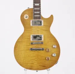 GIBSON KIRK HAMMETT GREENY LES PAUL STANDARD GREENY BURST ELECTRIC GUITAR USED