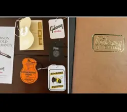 GIBSON CUSTOM SHOP WARRANTY TAG SET R0 R9 R8 R7 R6 LES PAUL SG EXPLORER FLYINGV