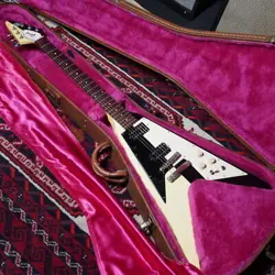 GIBSON CUSTOM SHOP 1994 CUSTOM SHOP EDITION FLYING V BLACK&WHITE