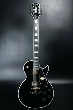 EPIPHONE INSPIRED BY GIBSON LES PAUL CUSTOM EBONY  SAKAE