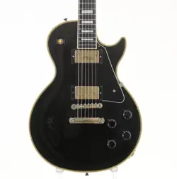 GIBSON LES PAUL CUSTOM EBONY 1992 USED ELECTRIC GUITAR