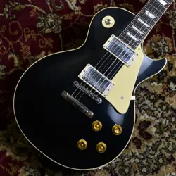 GIBSON CUSTOM SHOP 1957 LES PAUL STANDARD REISSUE ALL EBONY VOS