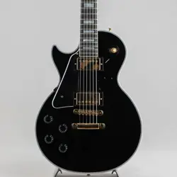 GIBSON CUSTOM SHOP LES PAUL CUSTOM EBONY LEFT HAND W/EBONY BOARD GLOSS 2024