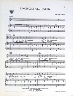 SHEET MUSIC
