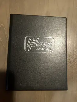 GIBSON CUSTOM SHOP COA BLACK CERTIFICATE OF AUTHENTICITY LES PAUL SG