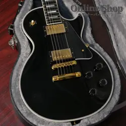 GIBSON CUSTOM SHOP 2021 LES PAUL CUSTOM W/EBONY FINGERBOARD GLOSS EBONY