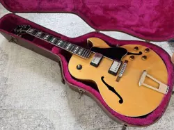 GIBSON ES-175 1988 NATURAL HOLLOW BODY GUITAR WITH HARD CASE