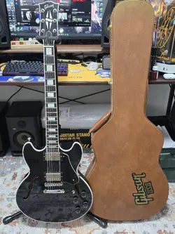CUSTOM-EBONY SEMI-HOLLOW