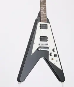 USED GIBSON FLYING V 67 EBONY 1998 ELECTRIC GUITAR V-TYPE FREE SHIPPING