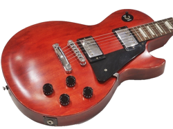 USED GIBSON LESPAUL STUDIO WINE RED ELECTRIC GUITAR, LES PAUL TYPE FREE SHIPPING