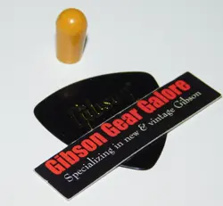 LES PAUL SWITCH KNOB TIP AMBER TOGGLE CAP GUITAR PARTS SG HP ES RD GIBSON PICK A