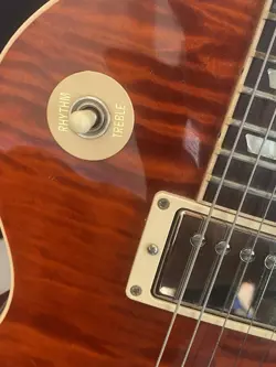 GIBSON CUSTOM SHOP LES PAUL STANDARD FIGURED TOP TRANS ORANGE ELECTRIC GUITAR
