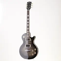 GIBSON LES PAUL CLASSIC PLUS TRANS EBONY USED, HARD CASE, MADE IN USA