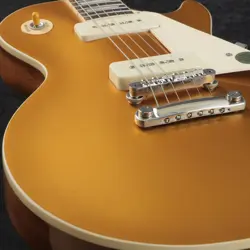 GIBSON LES PAUL STANDARD 50S P90 GOLD TOP USED HARD CASE SERIAL N