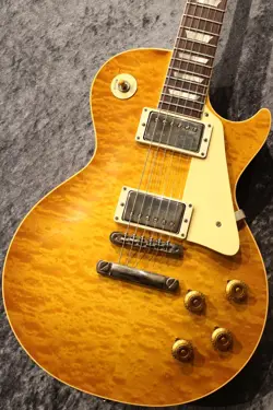 GIBSON CUSTOM SHOP PSL 1959 LES PAUL STANDARD REISSUE LEMON BURST VOS #943496 SU