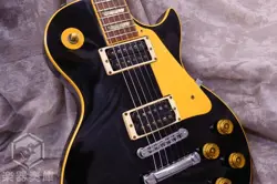 GIBSON LES PAUL STANDARD '78 EBONY SOLID BODY ELECTRIC GUITAR USED