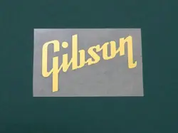 GIBSON REPAIR LOGO DECAL INSTANT LETTERING TYPE 2